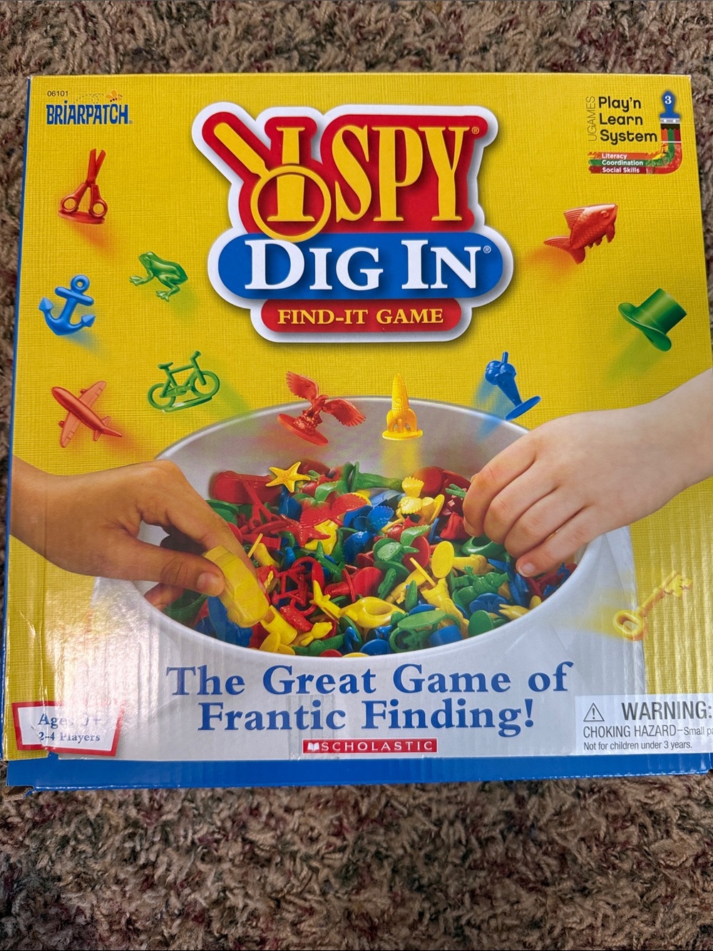 I SPY Dig In Find-It Game — Red, Blue, Green & Yellow Pieces